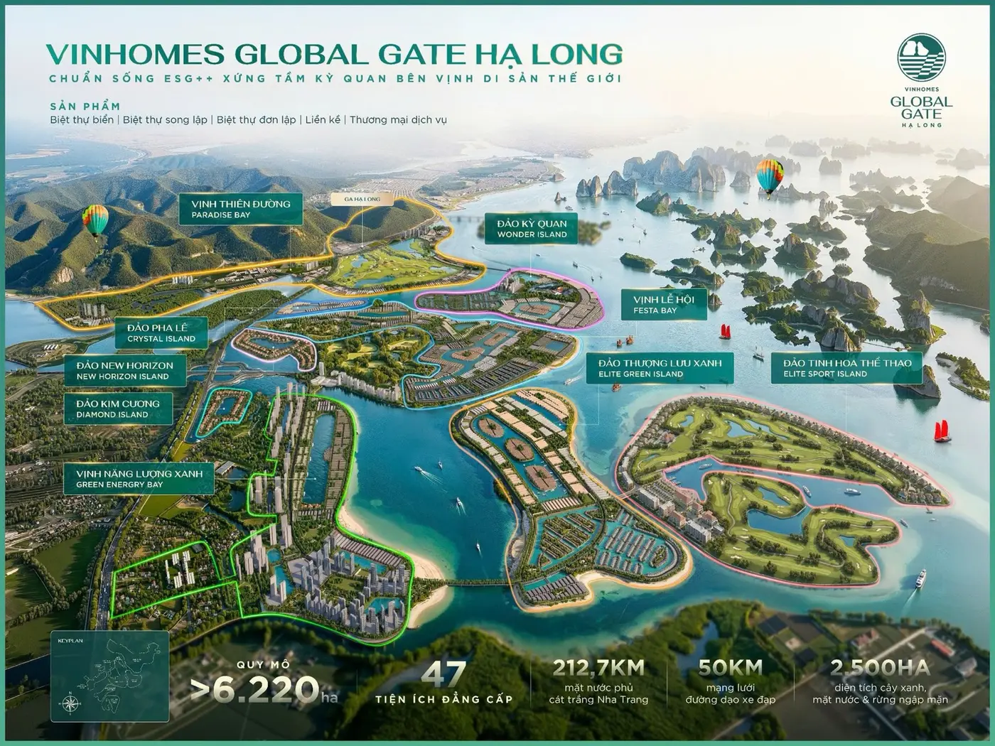 Vinhomes Global Gate Hạ Long (Hạ Long Xanh) - mặt bằng 1