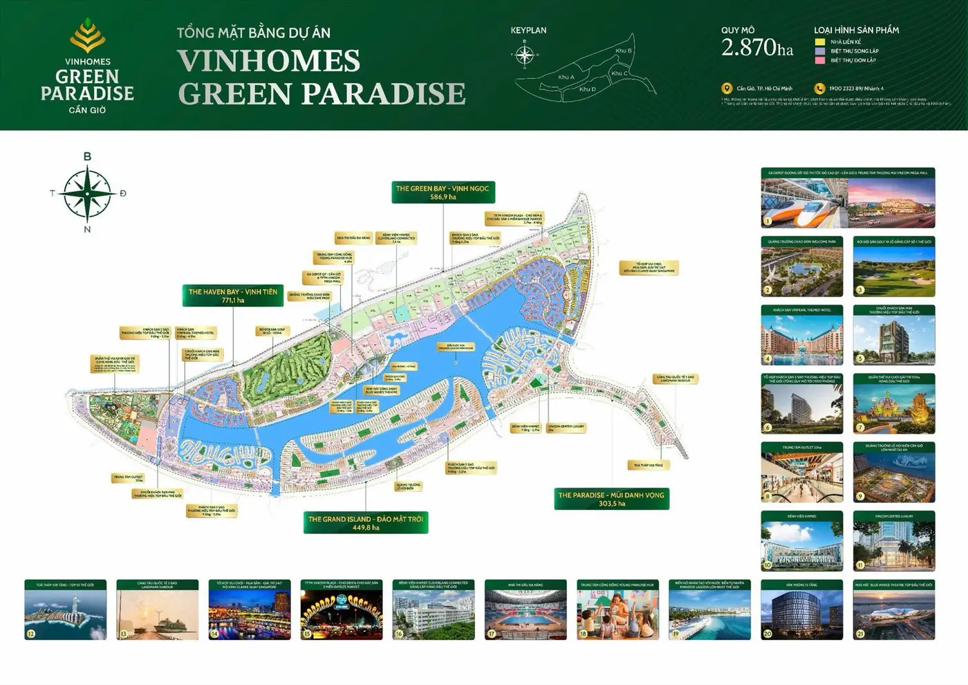 Vinhomes Green Paradise (Paradise Cần Giờ) - mặt bằng 2